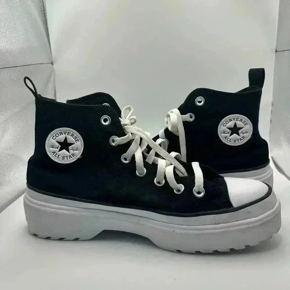 Converse Chuck Taylor All Star Lugged Hi Top Platform Shoes Women’s 8.5 Black